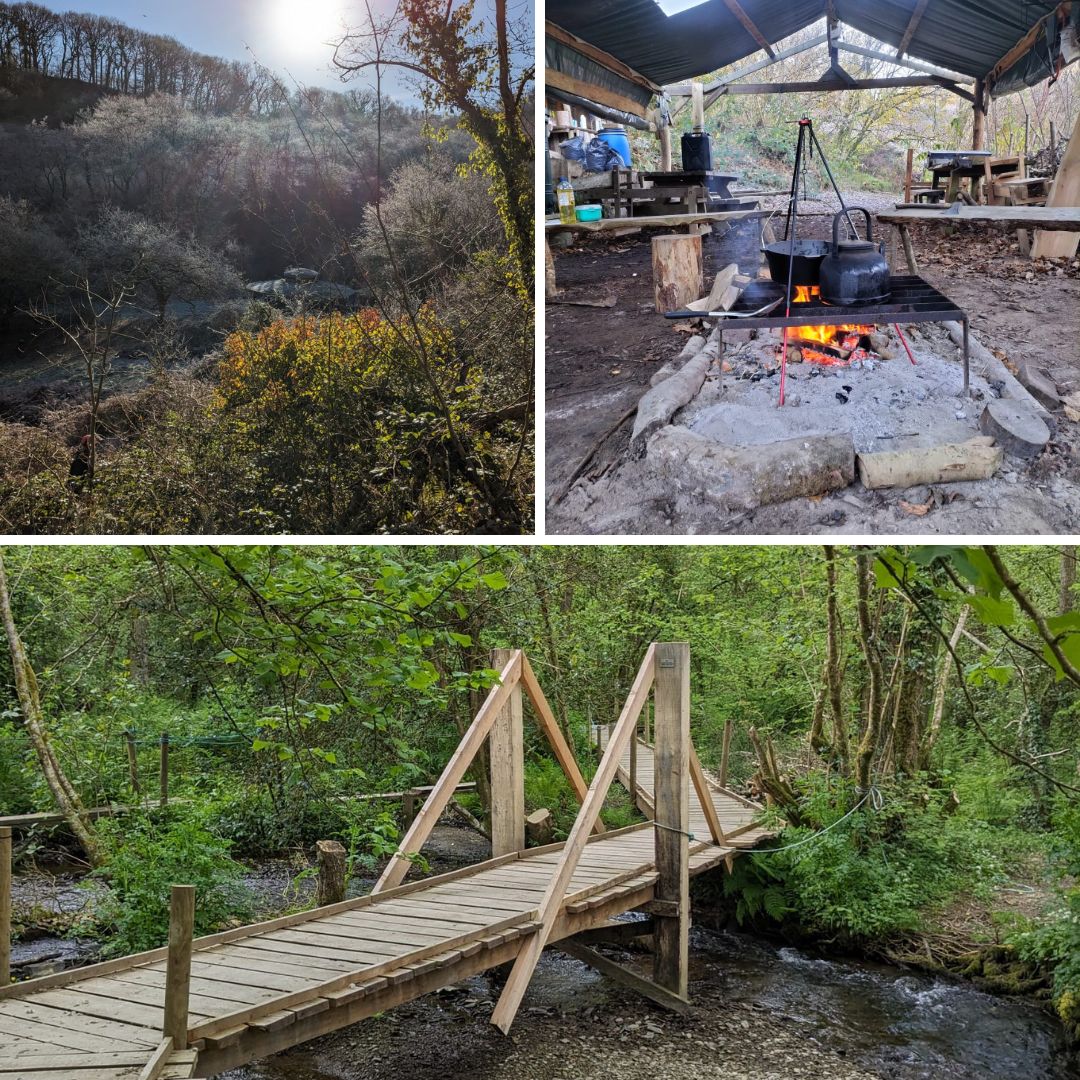 Bushcraft and survival skills corporate events in North Devon