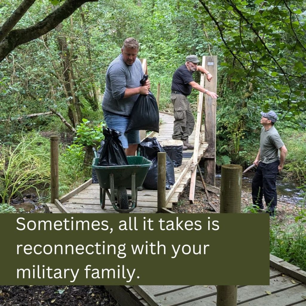 Peer support for veterans in North Devon to enhance wellbeing and mental health.